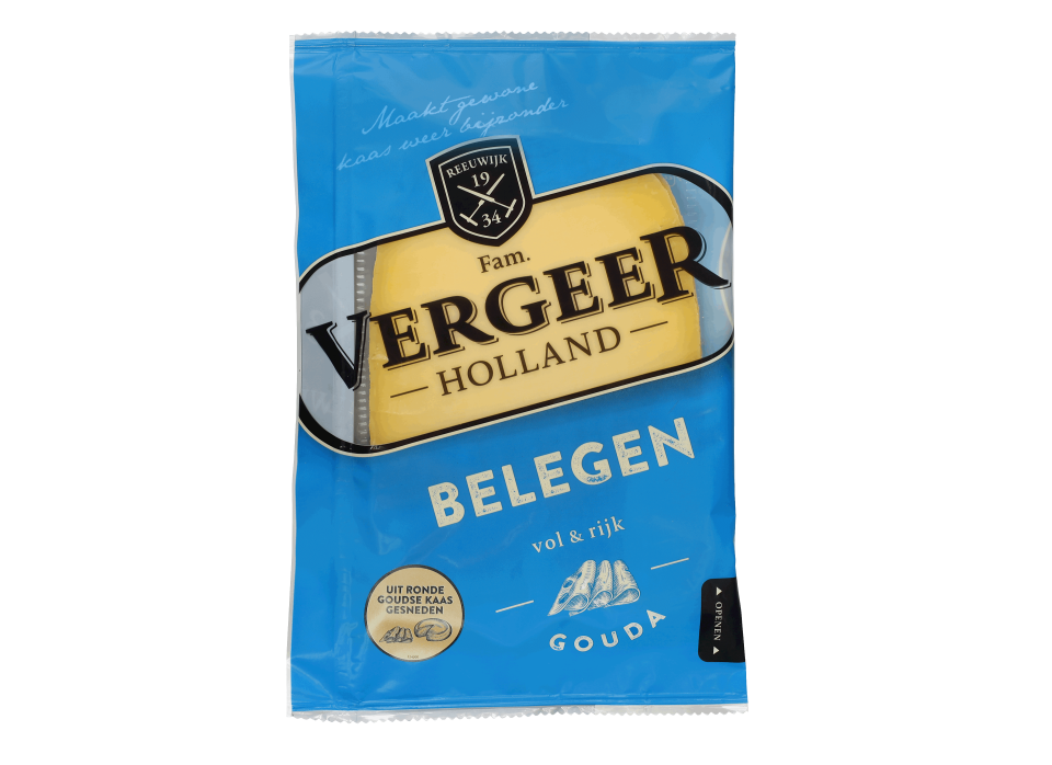 Vergeer Holland Gouda Belegen plakken